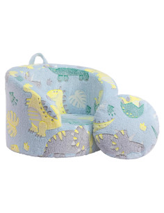 Sofá Infantil ALIMORDEN Dinosaurio, Sillón de Espuma 60cm