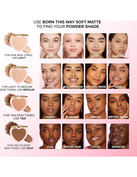 Polvo Fijador Too Faced Born This Way 4.54g Color 01 Claro