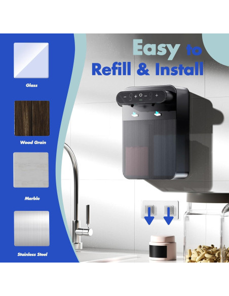 Dispensador de Jabón Automático YIKHOM 400 ml Montado en Pared