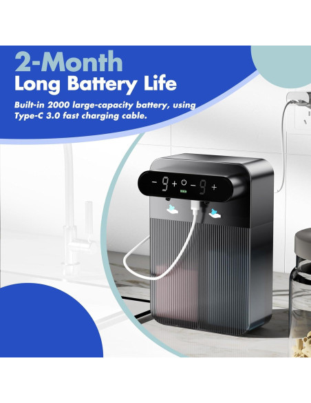 Dispensador de Jabón Automático YIKHOM 400 ml Montado en Pared