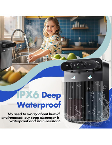 Dispensador de Jabón Automático YIKHOM 400 ml Montado en Pared