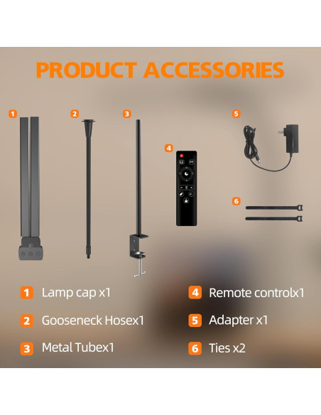 Lámpara de Escritorio ULTEM 15W Ajustable con Luz Regulable