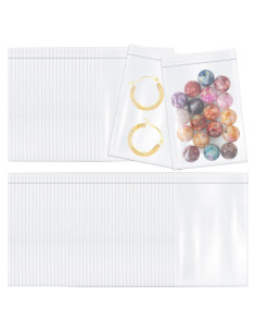 100 Mini Bolsas Zip Reutilizables STSTR 4x6 cm Transparentes
