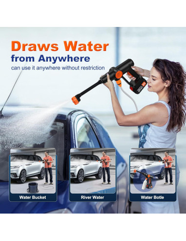 Lavadora a Presión Eléctrica Denqir RB-005 652 PSI 4.5 LPM