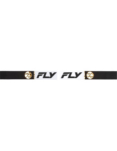 Gafas de Motocross Fly Racing Zone Pro MX 37-5189 - Blanco/Negro/Dorado 2