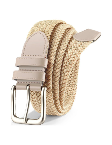Cinturón elástico trenzado para hombres - Ajuste 68.5-76.2 cm