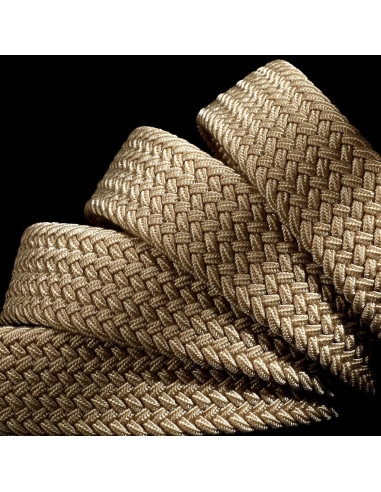 Cinturón elástico trenzado para hombres - Ajuste 68.5-76.2 cm