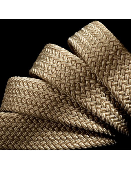 Cinturón elástico trenzado para hombres - Ajuste 68.5-76.2 cm
