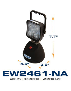 Luz de Trabajo Inalámbrica ECCO EW2461 LED Recargable 750 Lúmenes 2