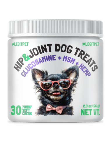 Suplemento Masticable para Caderas y Articulaciones LEGITPET 30 Unidades