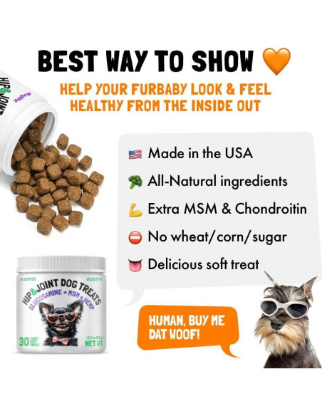 Suplemento Masticable para Caderas y Articulaciones LEGITPET 30 Unidades