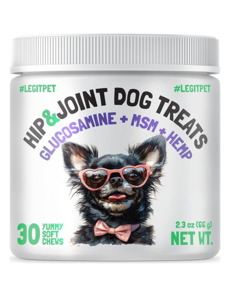 Suplemento Masticable para Caderas y Articulaciones LEGITPET 30 Unidades