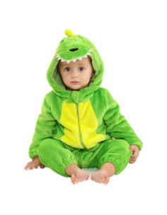 Mono con Capucha de Animal MICHLEY para Bebé 2-5 Meses Verde