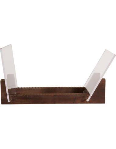 Soporte para Discos de Vinilo KAIU - Madera Nuez, 50 LPs