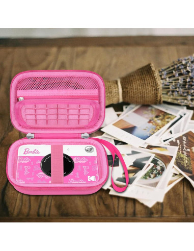 Funda de Transporte Elonbo para Cámara Kodak x Barbie - Rosa