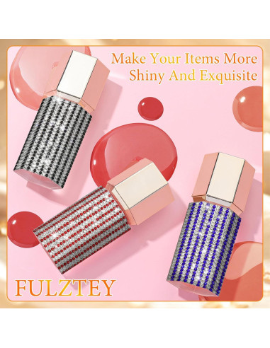 Cinta de Strass Brillante FULZTEY 4 Filas 3.66m Dorado