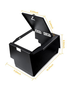 Caja de Seguridad BESTAOO para Consola Central Ford F150 2021-2024 2