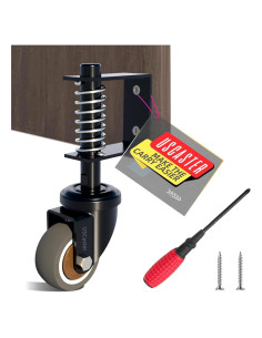 Rueda de Puerta de 5 cm USCASTER con Resortes y Tornillos