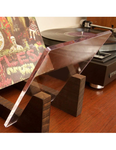 Soporte para Discos de Vinilo KAIU - Madera Nuez, 50 LPs