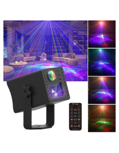 Proyector Portátil ADDBITCOLOR RGB LED y Láser Aurora 5000mAh