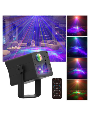 Proyector Portátil ADDBITCOLOR RGB LED y Láser Aurora 5000mAh