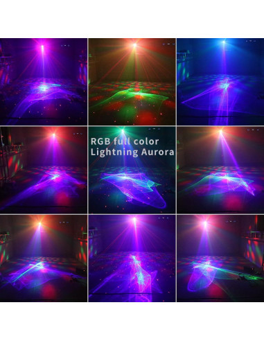 Proyector Portátil ADDBITCOLOR RGB LED y Láser Aurora 5000mAh