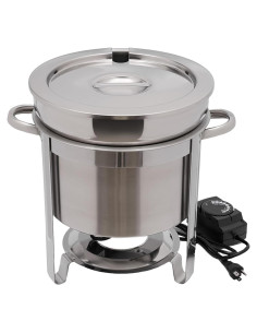 Chafer de Sopa Eléctrico HinLIaDa 11L Acero Inoxidable