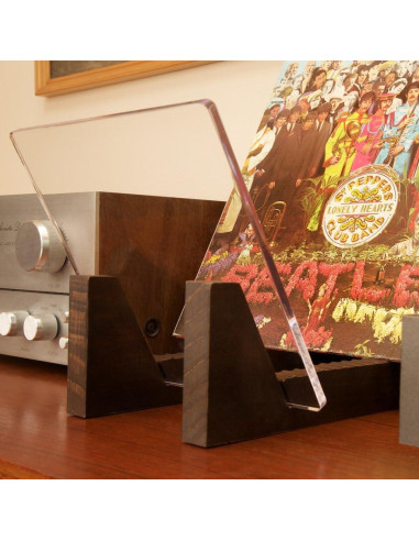 Soporte para Discos de Vinilo KAIU - Madera Nuez, 50 LPs