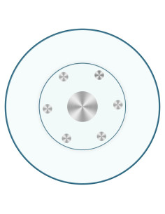 Plato Giratorio de Vidrio Templado SZG 101.6 cm 1/3" Extra Grueso