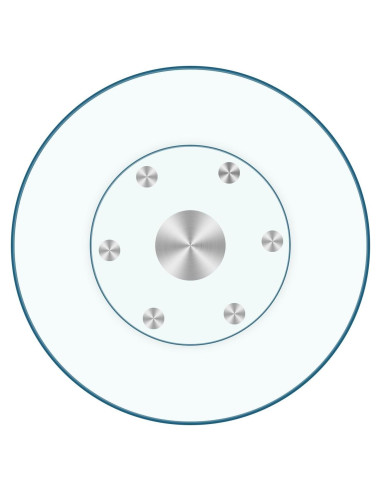 Plato Giratorio de Vidrio Templado SZG 101.6 cm 1/3" Extra Grueso