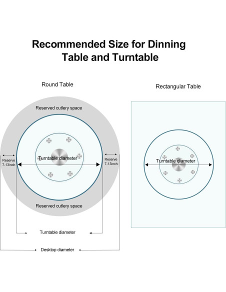 Plato Giratorio de Vidrio Templado SZG 101.6 cm 1/3" Extra Grueso