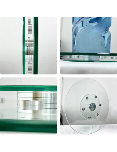 Plato Giratorio de Vidrio Templado SZG 101.6 cm 1/3" Extra Grueso
