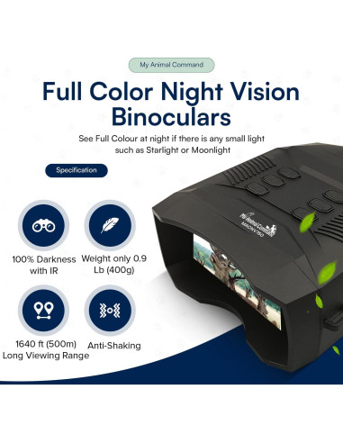 Binoculares de Visión Nocturna 4K My Animal Command 64GB