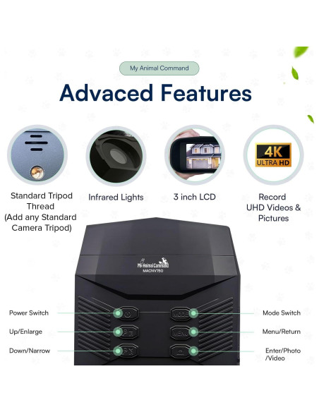 Binoculares de Visión Nocturna 4K My Animal Command 64GB