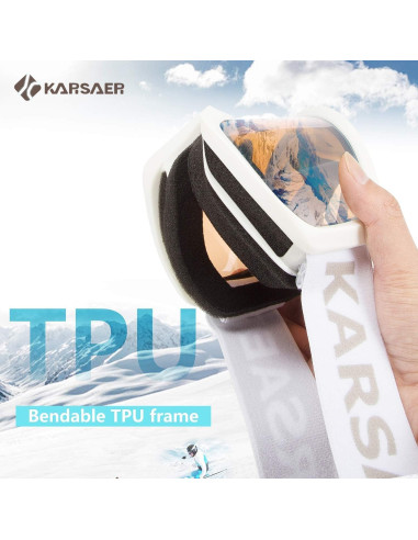 Gafas de Esquí Karsaer OTG Antiniebla UV400 Unisex