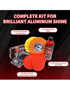 Kit Completo de Pulido de Aluminio Productos Renegade 2 Ruedas 2