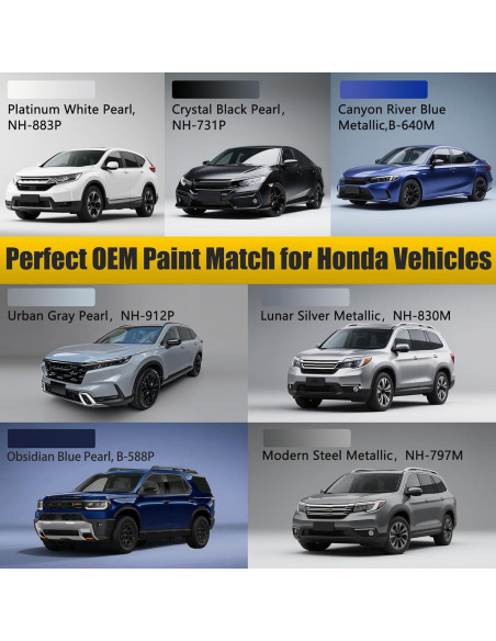 Pintura de Retoque Carhuewell B-593M Aegean para Honda