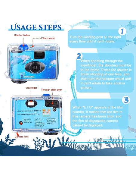 Cámara desechable a prueba de agua Fujifilm QuickSnap 35mm + USB 32GB