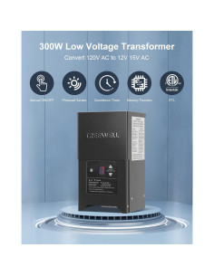 Transformador de Paisaje 300W treewell con Sensor y Temporizador 2