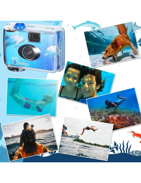 Cámara desechable a prueba de agua Fujifilm QuickSnap 35mm + USB 32GB