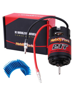 Motor Hobbypark 550 21T con disipador para RC 1/10