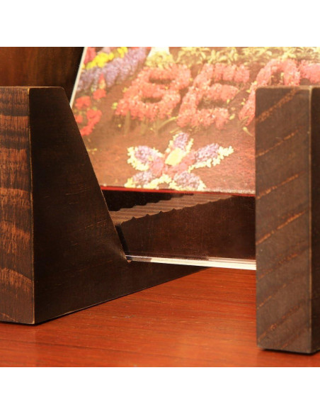 Soporte para Discos de Vinilo KAIU - Madera Nuez, 50 LPs