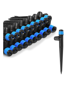 Gotero de riego ajustable Vortex 20PK con barra de bloqueo