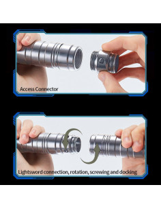 Sable de Luz Dueling S OUJCEN Plata 15 Colores RGB Recargable 2