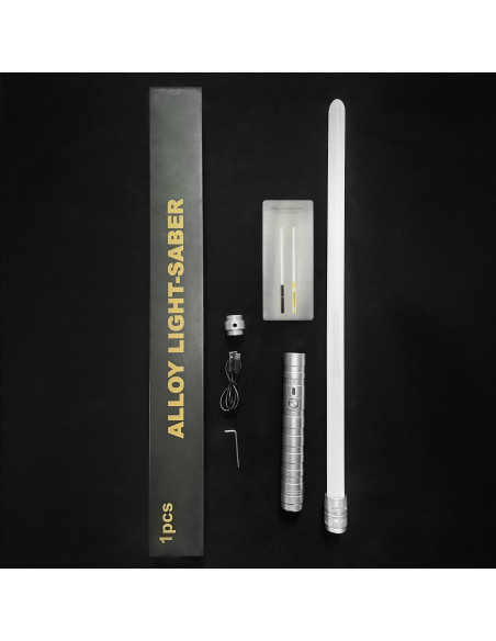 Sable de Luz Dueling S OUJCEN Plata 15 Colores RGB Recargable