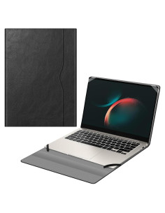 Funda Fintie para Samsung Galaxy Book4/Book3 Pro 14" - Cuero PU Negro