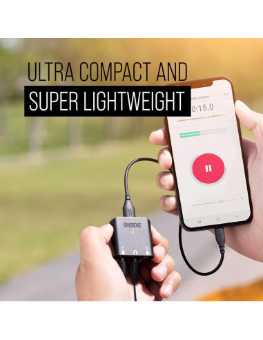 Interfaz de Audio USB Rode AI-Micro Doble Canal Compacta