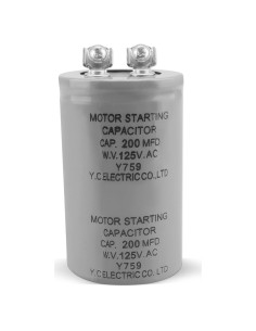 Condensador de Arranque 200uF 125VAC Taillyg - Estable y Eficiente