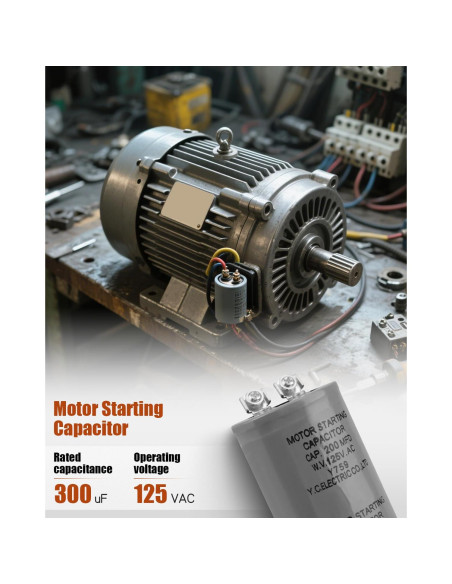 Condensador de Arranque 200uF 125VAC Taillyg - Estable y Eficiente