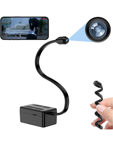 Mini Cámara Espía WiFi 1080P S29-BG Detección Movimiento